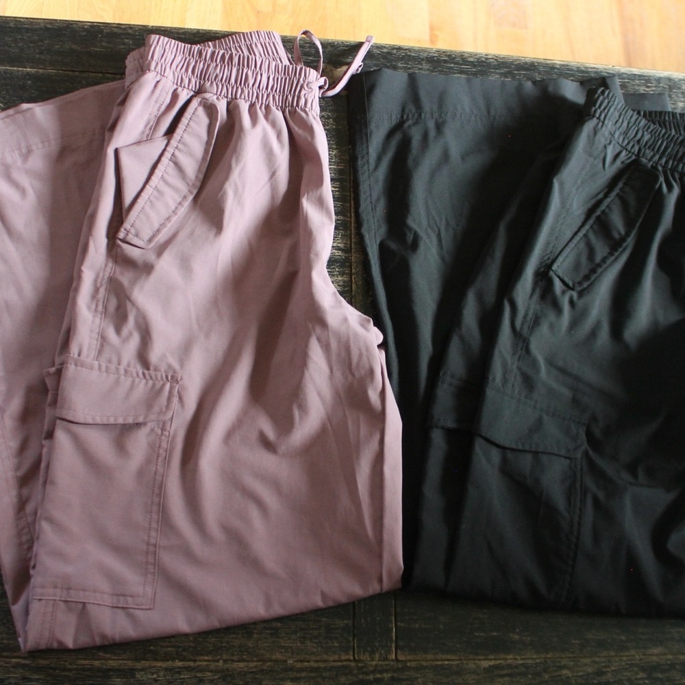Old Navy Black and Mauve Jumpsuits
